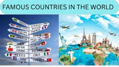 FAMOUS COUNTRIES IN THE WORLD